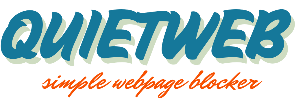 QuietWeb: Website blocker Tool For Chrome Logo